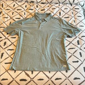 Vuori Heather Sage Short-Sleeve Polo